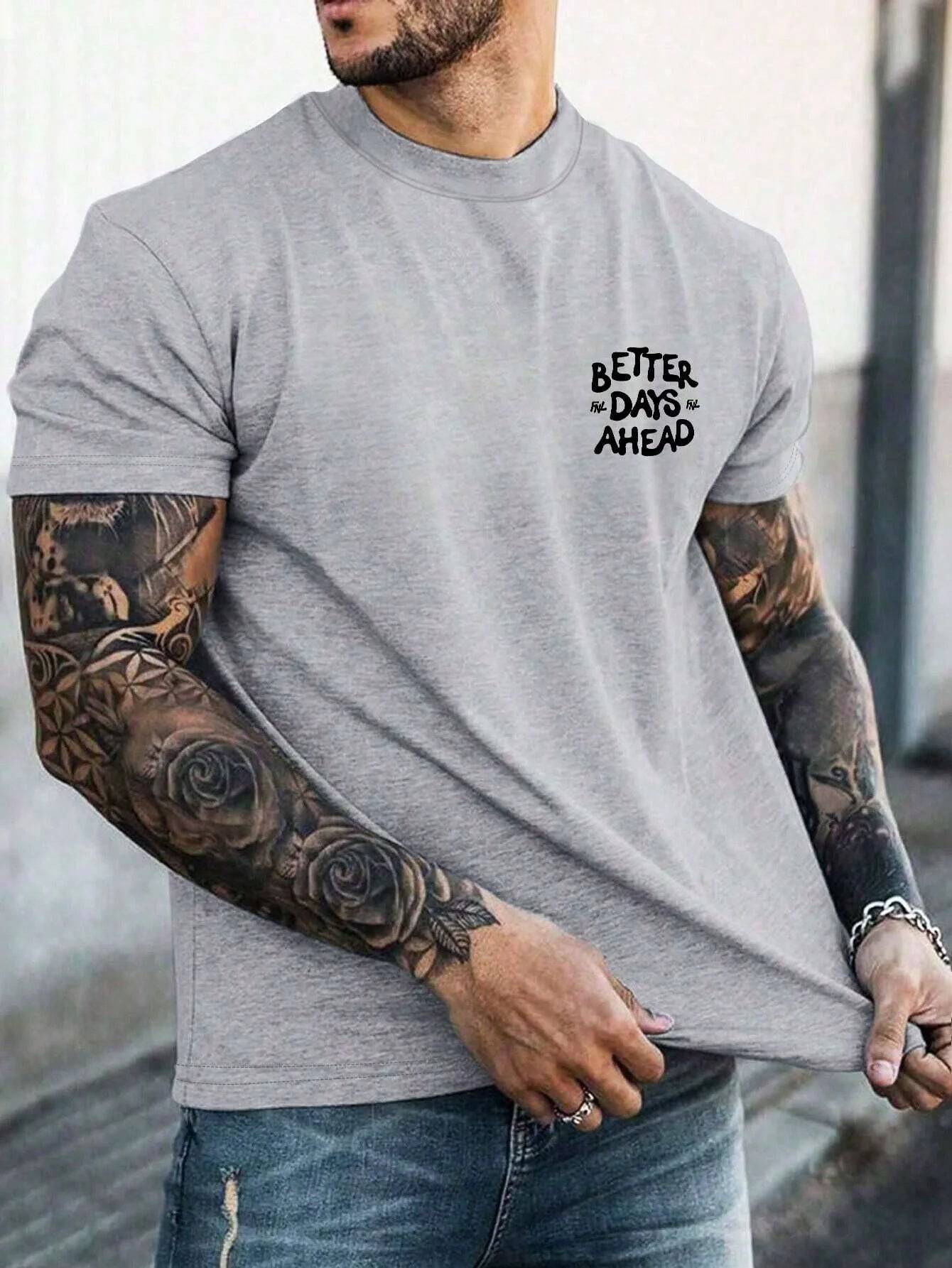 Better Days Ahead Lettered Graphic T-Shirt - The 4 Season Clothing Brand