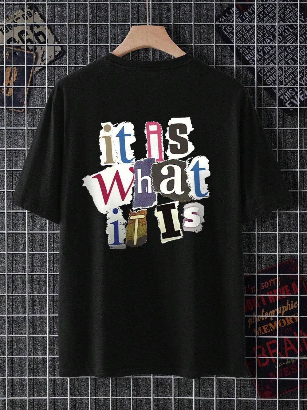 It Is What It Is Lettered Graphic T-Shirt - The 4 Season Clothing Brand