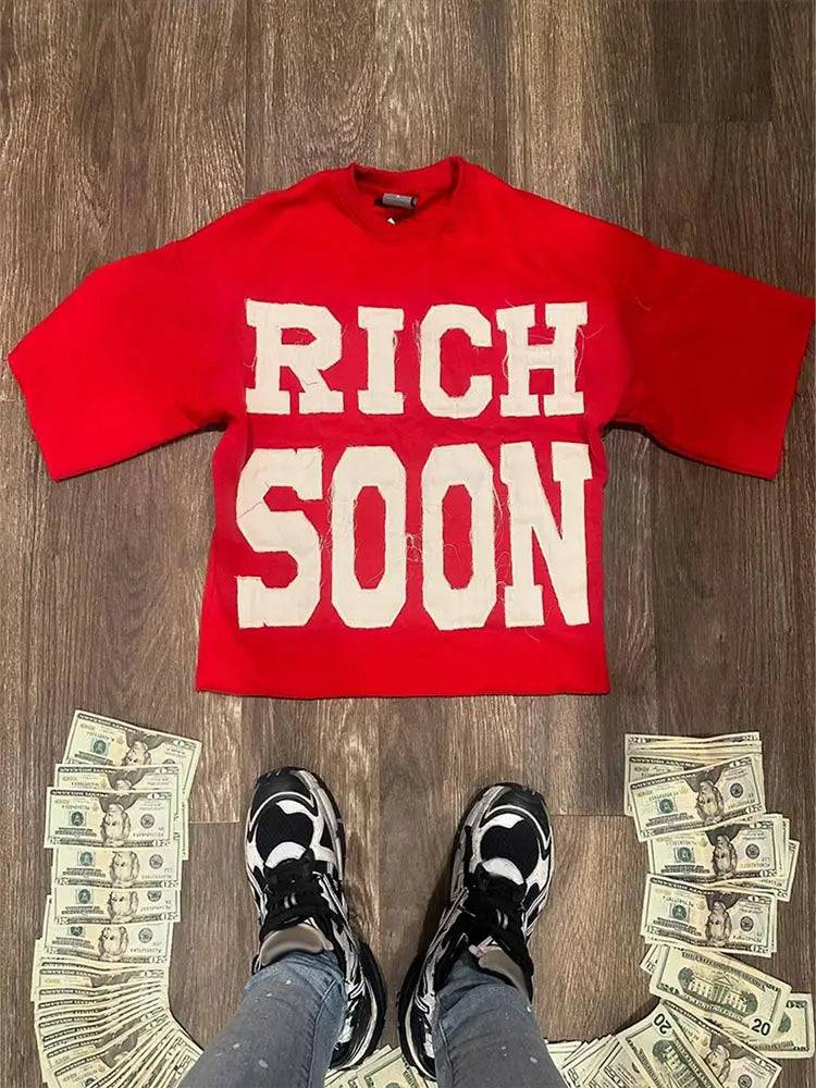 Exclusive Rich Soon Printed T-Shirt - The 4 Season Clothing Brand