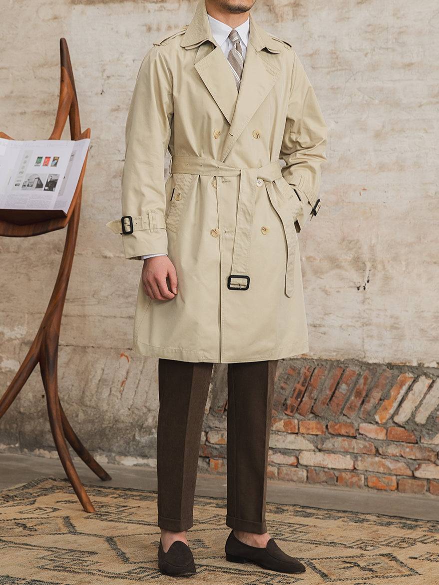 Exclusive Business Double-layer Collar Trench Coat - The 4 Season Clothing Brand