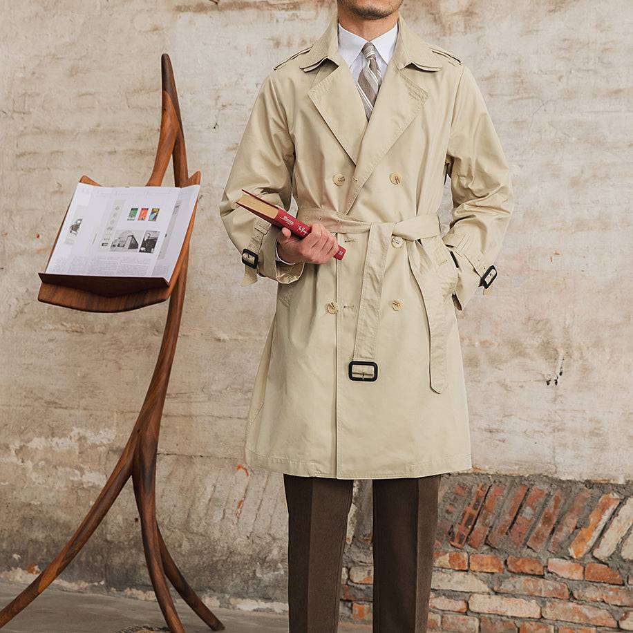 Exclusive Business Double-layer Collar Trench Coat - The 4 Season Clothing Brand