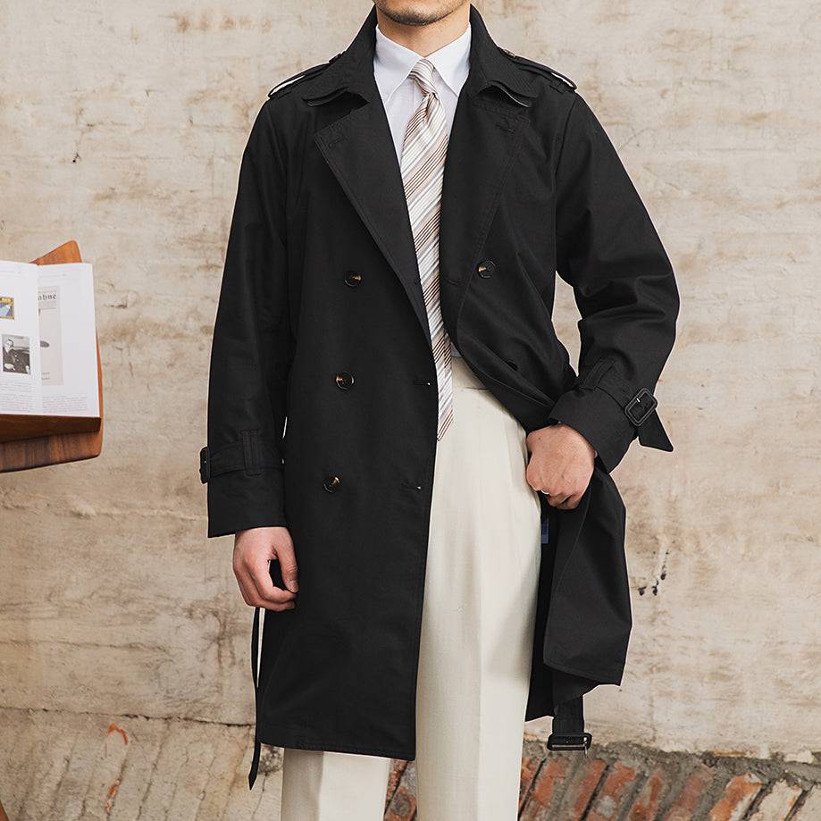 Exclusive Business Double-layer Collar Trench Coat - The 4 Season Clothing Brand