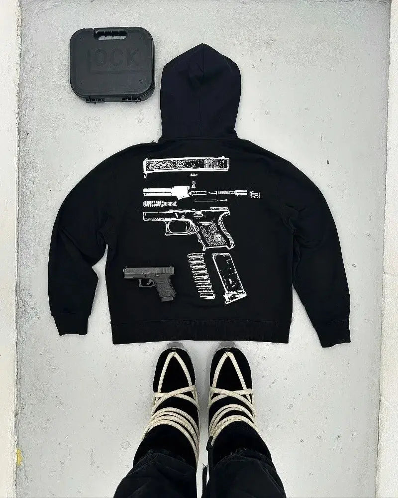 Original "In Glock we Trust" Lettered Hoodie